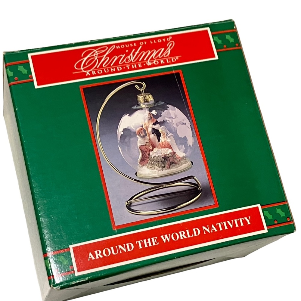 House of Lloyd Christmas Around the World Nativity Ornament with Stand 1993